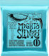 Ernie Ball Slinky Nickel Wound Set of Electric Guitar Strings Nickel Wound 8.5 - 40 Inches Mighty