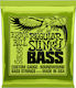 Ernie Ball Set of Nickel Wound Strings for Bass Slinky Bass 4-String Regular 50 - 105"