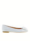 Mourtzi Leather Ballerinas White 1/12701