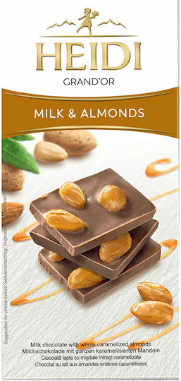 Heidi Grand’or Σοκολάτα Γάλακτος Almonds 100gr