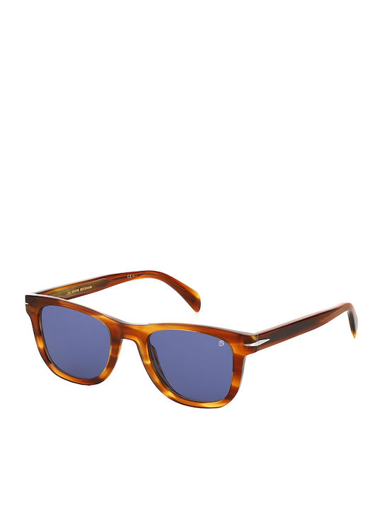 David Beckham Men's Sunglasses with Brown Tartaruga Plastic Frame DB 1006/S EX4/KU