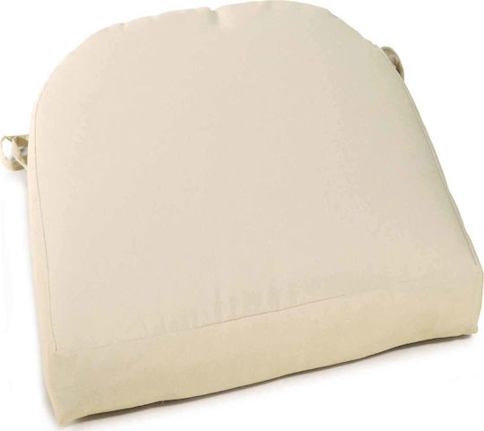 Lianos Garden Chair Cushion Horseshoe Ecru 44x43cm