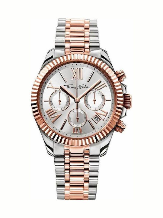 Thomas Sabo Divine Γυναικείο Ρολόι 38mm Χρονογρ...