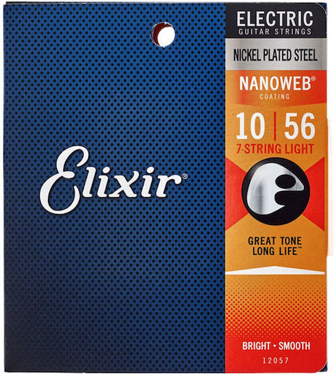 Elixir Nanoweb Σετ Χορδών Ηλεκτρικής Κιθάρας 10 - 56"