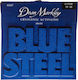 Dean Markley Blue Steel Electric Guitar Strings Set Steel for Electric Guitar 13 - 56 D-Tune