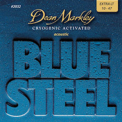 Dean Markley Blue Steel Acoustic Σετ Χορδών Bronze 10 - 47" Extra Light