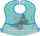 Laken Potta Waterproof Bib Plastic with Hoop & Loop Fastener & Pocket Light Blue KB-PO