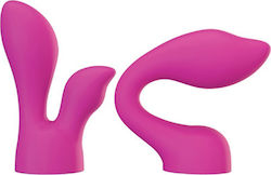BMS Factory PalmSensual Massager Heads Heads for Vibrator Pink