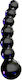 Icicles Icicles No.66 Γυάλινο Dildo Black 12cm