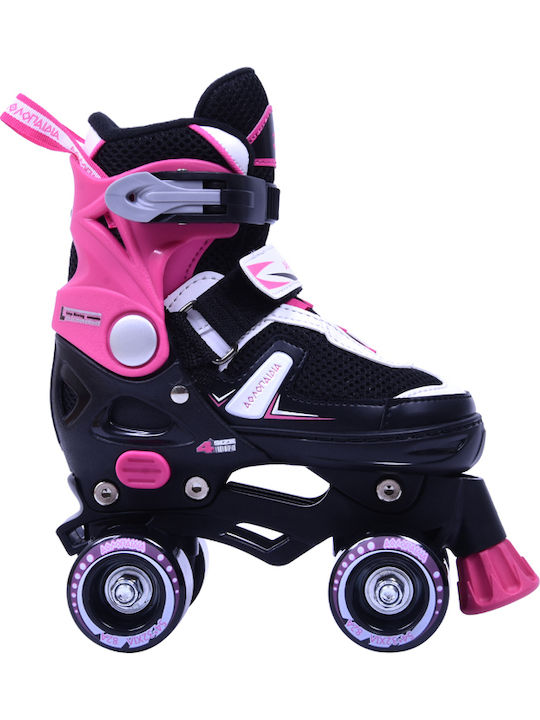 Αθλοπαιδιά Quad Αυξομειούμενα Rollers Ροζ Παιδικά