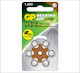 GP Batteries Hearing Aid Batteries 312 1.45V 6pcs