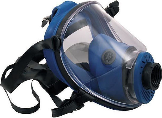 Spasciani Maske Volles Gesicht mit austauschbaren Filtern TR2002 CL2 Blau