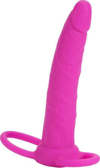 Calexotics Accommodator Dual Penetrator με Dildo 13cm σε Φούξια Χρώμα