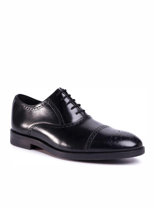 Clarks Oliver Limit Men's Leather Oxfords Black 26143646
