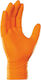 Mopatex Robust Handschuhe Nitril in Orange Farbe 100Stück