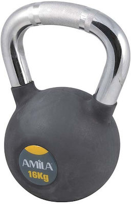 Amila Kettlebell Gummi 16kg Gray