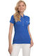 Ralph Lauren Femeie Polo Bluză Mânecă scurtă Albastră