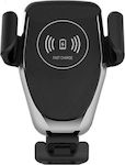 Mobile Phone Holder Car Magnetic Vent Mount Wireless Charging with Magnet and Wireless Charging Black