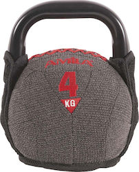 Amila Kettlebell Βινυλίου 4kg Γκρι