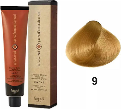 Faipa Sicura Professional Vopsea de Păr 9 Blond Foarte deschis 120ml