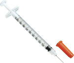 Bournas Medicals Softcare Soft Insulin Syringe 27G 1ml 1pcs