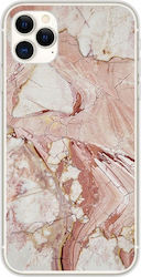 Wozinsky Marble Back Cover Silicone Pink (iPhon...