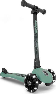 Scoot & Ride Kids Scooter Foldable Highwaykick 3 3-Wheel for 3-6 Years Green