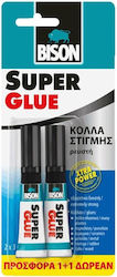 Bison Υγρή Κόλλα Στιγμής Super Glue Xtra Power 2τμχ 3ml