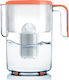 Ecosoft Dewberry Cană de servire Plastic Portocaliu cu Filtru 3500ml 1buc