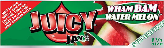 Juicy Jays Superfine Wham Bam Watermelon Листчета за свиване на цигари 1+1/4 32 листове 1бр