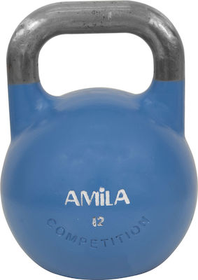 Amila Kettlebell Βινυλίου 12kg Μπλε