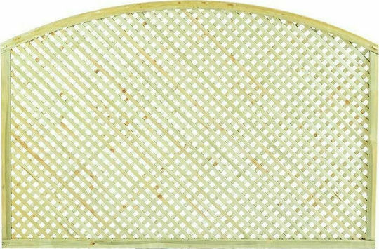 Spalier Gartentürme Diamant Bogen 2x2 aus Holz mit Rhombus Rasterdesign in Beige Farbe 180x120cm