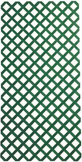Spalier Garten Classic aus Kunststoff mit Rasterdesign Rhombus in Grün Farbe 100x200cm