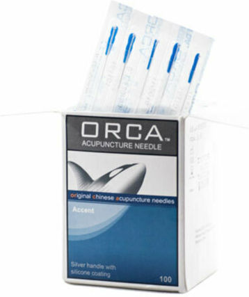 Meridius Orca Accent Silver Βελόνες Βελονισμού 100τμχ