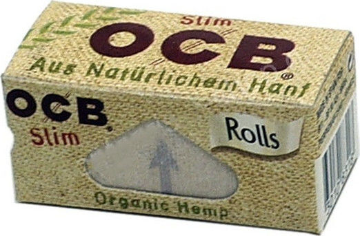 Ocb Organic Hemp Ролка за свиване на цигари Тясна с Тръбички 4м 1бр