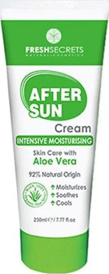 Madis Fresh Secrets Aloe Vera After Sun Κρέμα με Aloe Vera & Υαλουρονικό Οξύ 230ml