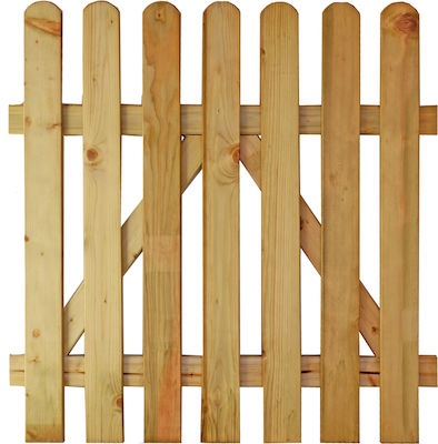 Showood Wooden Fence Gate in Beige Color 80cm x 1.0m