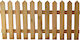 Dom Wood Wooden Fence in Beige Colour 75cm x 1.5m