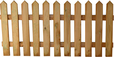 Dom Wood Wooden Fence in Beige Colour 75cm x 1.5m