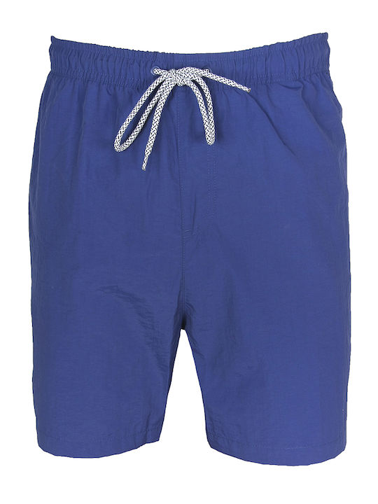 DOUBLE1077 Oversize (Large Sizes) Men's Swimwear Blue