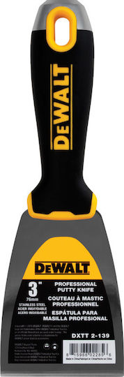 DEWALT Joint Knife Metallicός 76mm with Plastic Handle 2-139