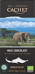 Cachet Βιολογικό Προϊόν Σοκολάτα Γάλακτος με 40% Κακάο 100gr