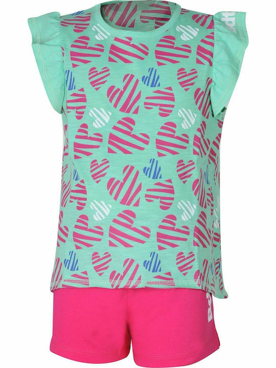 BodyTalk Kids Set with Shorts Summer 2pcs Turquoise 1201-743699 1201-743699-00608