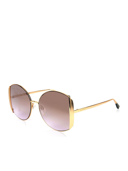 Ana Hickmann Women's Sunglasses with Gold Metal Frame AH3188 04A