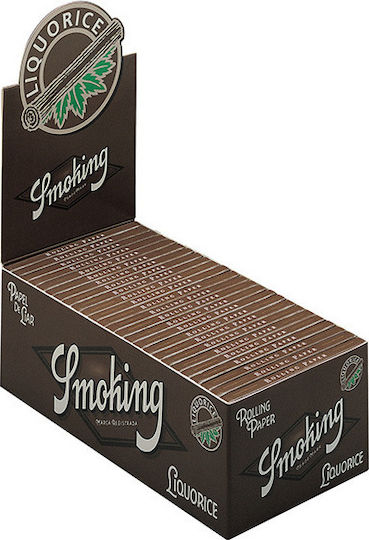 Smoking Liquorice Χαρτάκια Στριφτού Τσιγάρου Γλυκόριζα 50 φύλλα 50τμχ