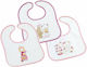 Fashy Bib Fabric with Hoop & Loop Fastener Pink...