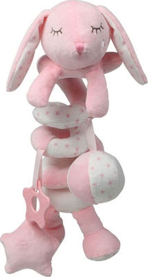 Kiokids Spiral Toy with Teether Bunny for 3+ months