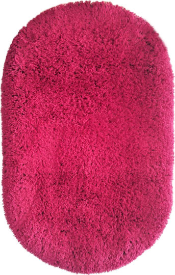 Abyss & Habidecor Бански килим Овални Angora 3013558350-01 Фуксия 60x100бр