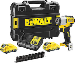 Dewalt Brushless Μπουλονόκλειδο 12V 2x2Ah με Υποδοχή 3/8"