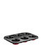 Lamart Base Backform Törtchen/Muffins Aluminium 6 Plätze 26x18x2.5cm 6cm